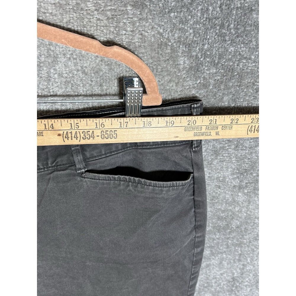 Eddie Bauer Gray Legend Wash Curvy Crop Pants Womens Size 20W Stretch‎ Pockets - Picture 8 of 11